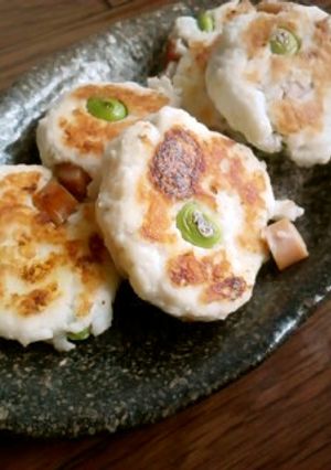 フカフカ☆はんぺんのウインナー枝豆焼き-レシピのメイン写真