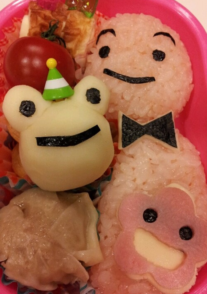 【覚え書き】てるてるぼうず弁当-レシピのメイン写真