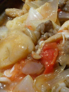 肉じゃがリメイク☆トマトと野菜の煮込み-レシピのメイン写真