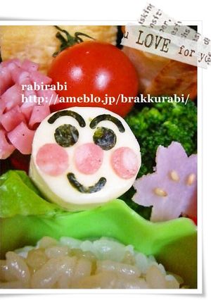 【キャラ弁☆チーズdeミニアンパンマン】-レシピのメイン写真