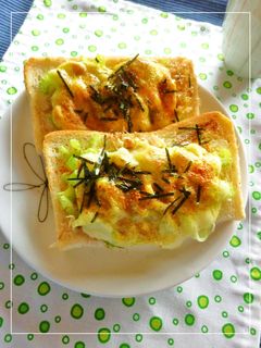 セロリ×葱の和風カレートースト-レシピのメイン写真