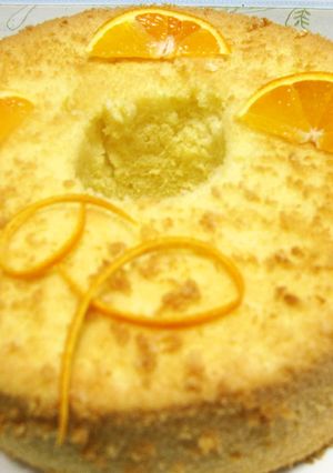 オレンジ香るふわっふわのシフォンケーキ♡-レシピのメイン写真
