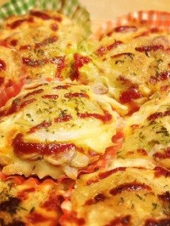 パンケーキミックスで♡簡単ケークサレ風-レシピのメイン写真