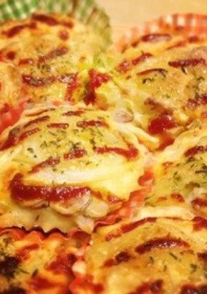 パンケーキミックスで♡簡単ケークサレ風-レシピのメイン写真