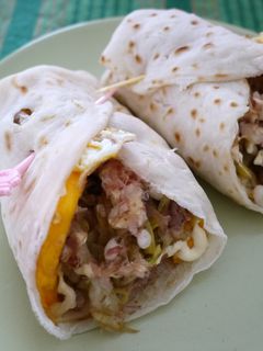 お好み焼き風☆コナモン手巻き-レシピのメイン写真