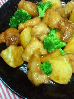 ★豚肉とじゃがいもの甘辛揚げ-レシピのメイン写真