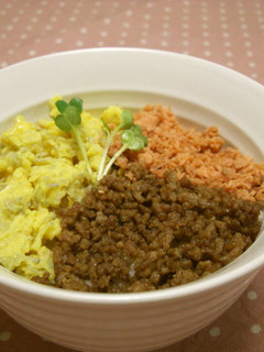 カルシウムたっぷり!じゃこ三色丼-レシピのメイン写真