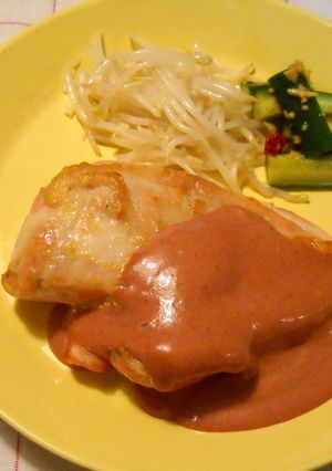 鶏肉のグリル・オーロラソース-レシピのメイン写真