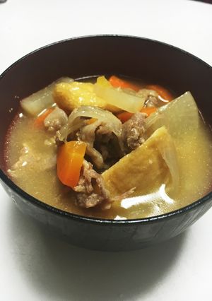 食欲増進★本格簡単スタミナ具沢山豚汁-レシピのメイン写真