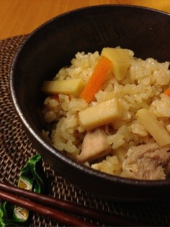 早い&簡単♥ 土鍋でたけのこご飯♪-レシピのメイン写真