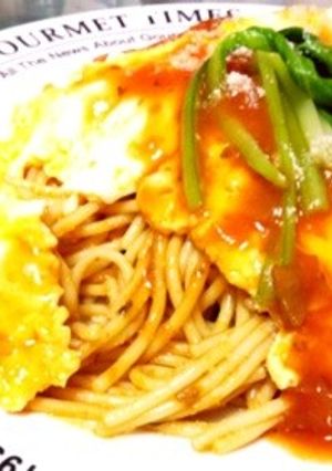 簡単！オムパスタ☆オムライス風パスタ-レシピのメイン写真