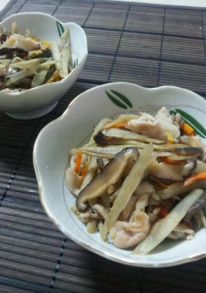 これが俺流 きんぴら肉ごぼう-レシピのメイン写真