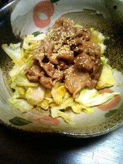 塩麹と生姜ジャム♪豚肉キャベツの生姜焼き-レシピのメイン写真