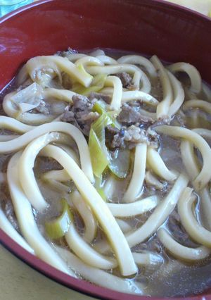 肉うどん-レシピのメイン写真