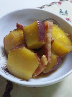 さつま芋とベーコンの蜂蜜煮-レシピのメイン写真