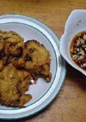 ひじきときくらげ入り豆腐の落とし揚げ-レシピのメイン写真