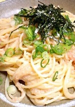 まろやかクリーミィーたらこスパゲティ♡-レシピのメイン写真