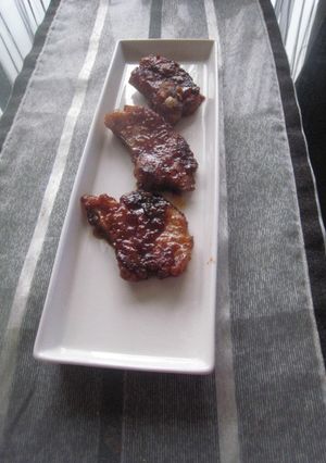 豚ばら肉の赤ワインの付け焼き-レシピのメイン写真