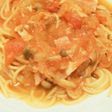 トマトとベーコンの冷製パスタ