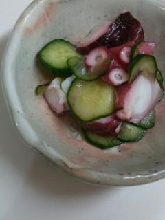 タコときゅうりの☆酢の物-レシピのメイン写真