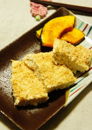 ゴマたっぷり！我が家の松風焼き-レシピのメイン写真