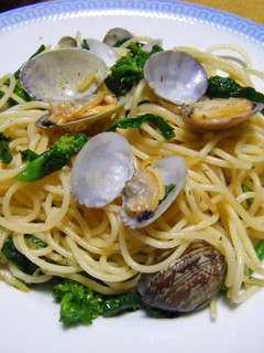 春の旬な食材★あさりと菜の花のパスタ-レシピのメイン写真