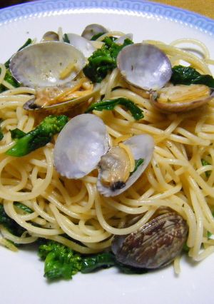 春の旬な食材★あさりと菜の花のパスタ-レシピのメイン写真