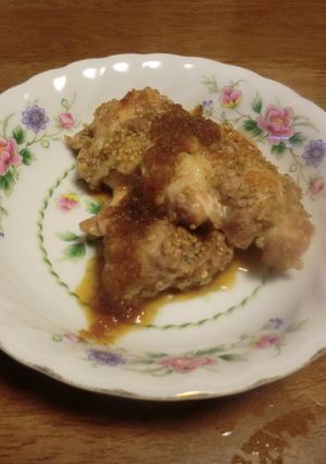 鳥もも肉のゴマ焼き-レシピのメイン写真