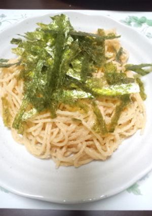 お家で簡単本格的たらこスパゲッティ-レシピのメイン写真