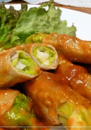春キャベツとチーズの豚肉巻き-レシピのメイン写真