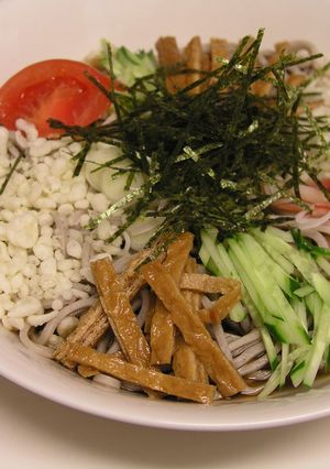 きつねとたぬき♪DE♪冷たいおそば-レシピのメイン写真