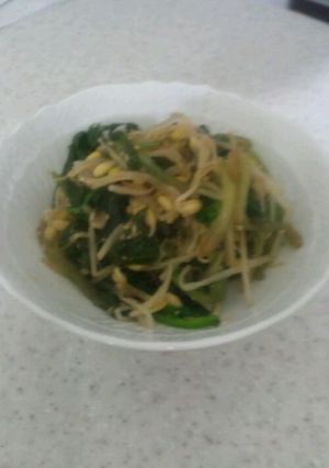豆もやしとほうれん草のナムル-レシピのメイン写真