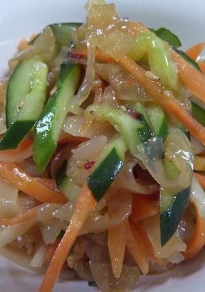 簡単！ちょっと豪華！中華クラゲのサラダ-レシピのメイン写真