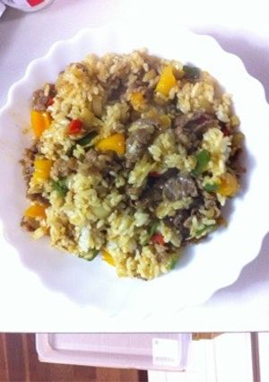 カレーチャーハン-レシピのメイン写真