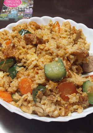 残り物でも野菜食べましょう炒め飯-レシピのメイン写真