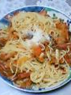 ハムとトマト☆パスタ-レシピのメイン写真