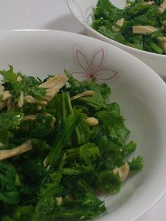 わさび菜のサラダ-レシピのメイン写真