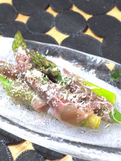 新鮮アスパラの生ハムまき-レシピのメイン写真