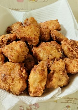 しっかり味付け！マヨ醤油味の唐揚げ♪-レシピのメイン写真