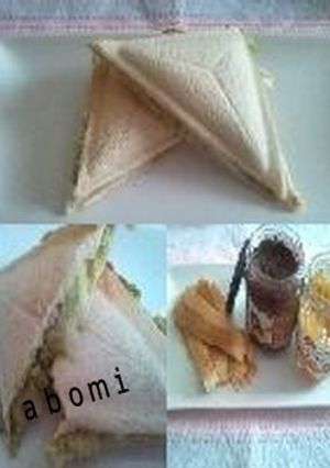 アボカドとろ～＊玉ツナホットサンド-レシピのメイン写真