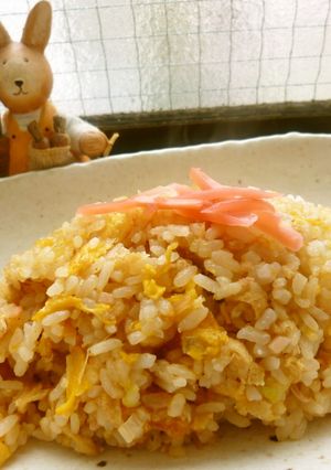たぬきつね焼き飯(^。^)♥-レシピのメイン写真