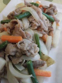 10分で完成!炒め肉じゃが 甘味噌味-レシピのメイン写真