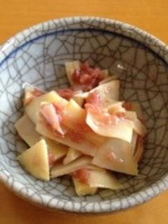 たけのこの姫皮の梅肉和え-レシピのメイン写真