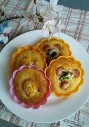 残り物リメイク♪簡単惣菜カップケーキ-レシピのメイン写真