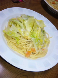 一人前にもならない残ったシチューでパスタ-レシピのメイン写真