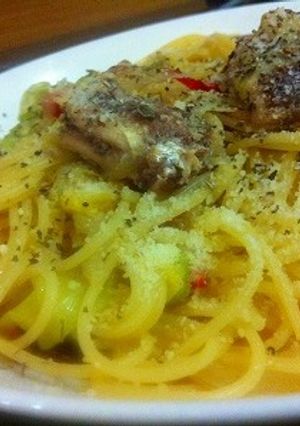 新玉ねぎと鰯のオイルソースパスタ-レシピのメイン写真