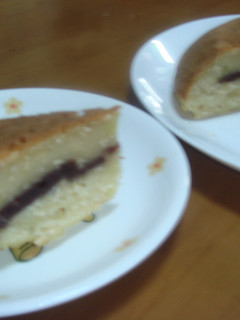 羊羹とさつまいもの炊飯器でケーキ-レシピのメイン写真