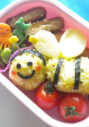 みつばちのおにぎり弁当-レシピのメイン写真