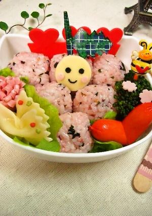 【デコおにぎり☆ぶどうちゃ～ん♪】-レシピのメイン写真