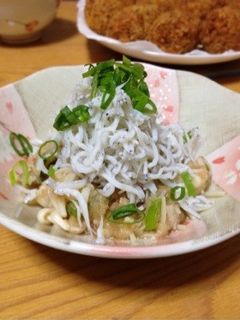 えのきの和風みぞれサラダ☆しらす乗っけ-レシピのメイン写真